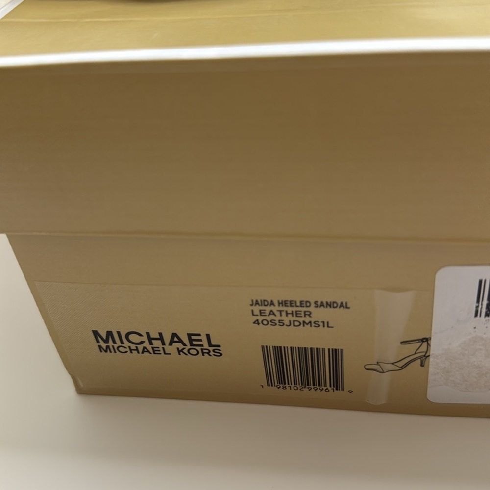 Michael Kors Black Jaida Heeled Sandals Size 11 - Picture 9 of 9